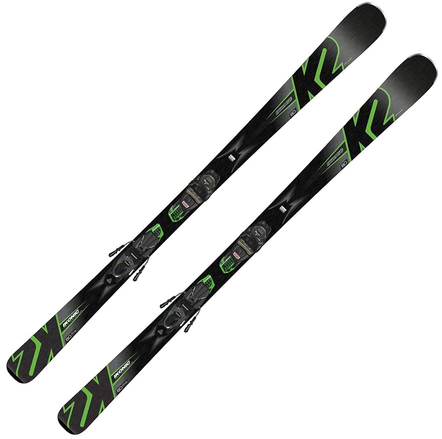 K2 Skis Ikonic 80 Men's Ski Set Including Binding Marker, M3